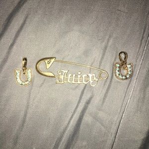Juicy couture pin/charms